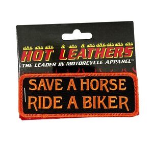 Hot Leathers‎ Save A Horse Ride A Biker Patch Embroidered Applique New